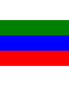 Fahne: Republik Dagestan