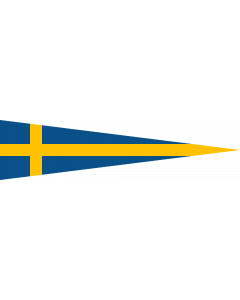 Fahne: Naval Rank Flag of Sweden - Divisionschef | Swedish naval rank flag for a Division Commander | Tecken för förbandschef Divisionschef