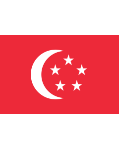 Fahne: President of Singapore | The standard used by the President of Singapore | Presiden Singapura | ​新加坡总统旗