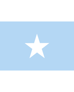 Fahne: Somalia  sky blue