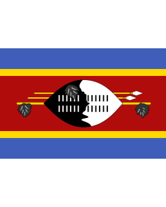 Fahne: Swasiland