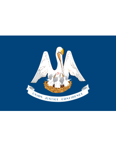 Fahne: Louisiana