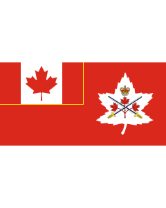 Fahne: Canadian Army | Canadian Army, adopted in 14 July 2016