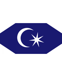 Fahne: Permaisuri Johor | Standard of the Permaisuri of Johor, Malaysia