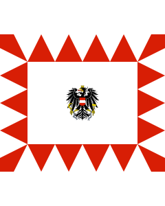 Fahne: Tander für ein General von Österreich