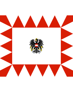 Fahne: Tander für ein General von Österreich