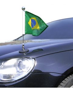  Magnetisch haftende Auto-Fahne Diplomat-1.30-Chrome Brasilien