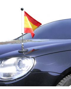  Magnetisch haftender Autofahnen-Ständer Diplomat-1.30 Spanien