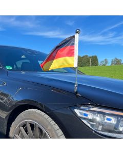  Autofahnen-Ständer Diplomat-Z-Chrome-PRO-MB-S-W223  für Mercedes-Benz S (W223) (2020-)